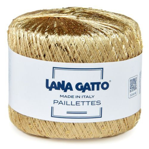 Пряжа Lana Gatto Paillettes (Лана Гатто с пайетками), цвет 30784, 195 м/25 г  #1