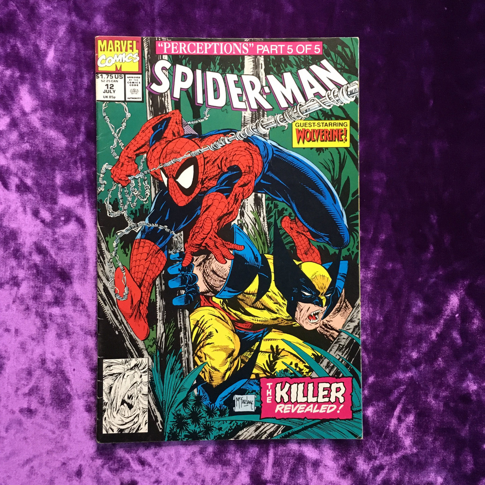 Spider-man. Perceptions, Part 5. Vol. 1 No 12 JULY 1991. Оригинальный комикс на английском языке  #1