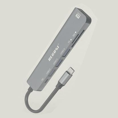 USB HUB 10в1. USB разветвитель, type c hdmi, док станция type c, usb хаб для macbook, SD Card, TF Card #1