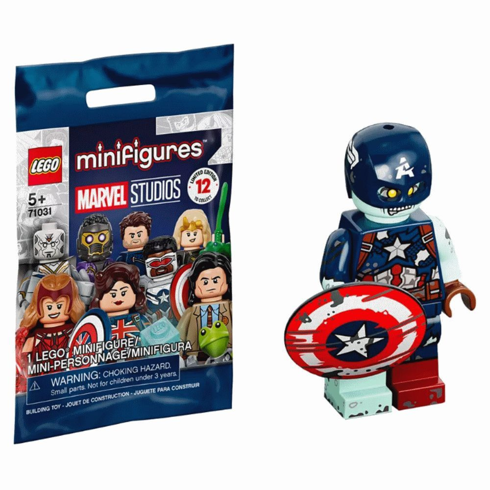 Конструктор LEGO Minifigures Marvel Studios #1 71031 Зомби Капитан Америка  #1