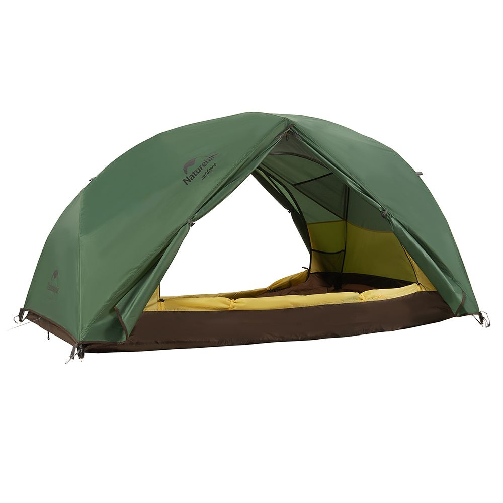 Палатка туристическая 2-местная Naturehike сверхлегкая + коврик Star-river NH17T012-T, 210T , зеленый, #1