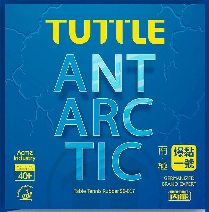 Накладка Tuttle AntArctic черная 47.5 на ракетку для настольного тенниса.  #1