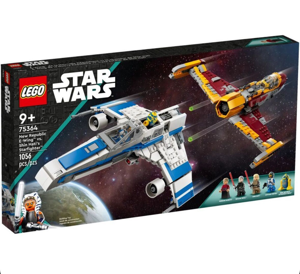 LEGO Star Wars E-wing Новой Республики против звёздного истребителя Шин Хати 75364  #1