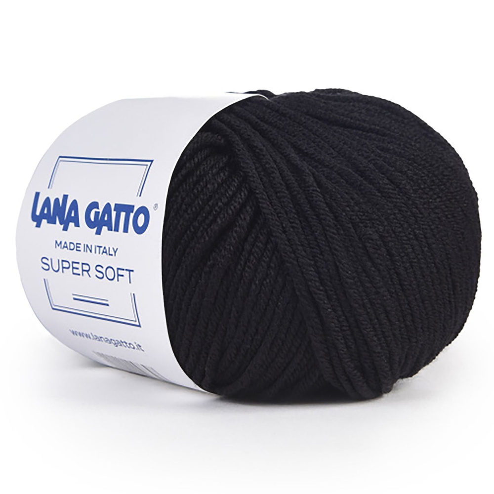 2 Мотка, Lana Gatto SUPER SOFT, 100% Чистая экстратонкая мериносовая шерсть / 50 гр. - 125 м., Цвет 10008 #1