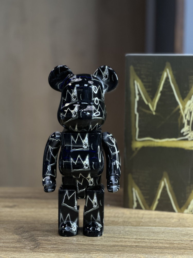 Подарок для Интерьера интерактивная Игрушка BearBrick Kaws 28см  #1