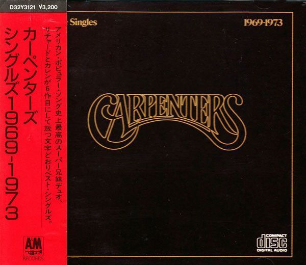 Музыкальный диск Carpenters-The Singles 1969-1973 (CD, JAPAN) '86 NM+OBI #1