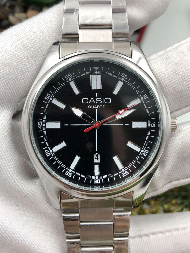 Мужские наручные часы CASIO QUARTZ Японские часы с гарантией  #1