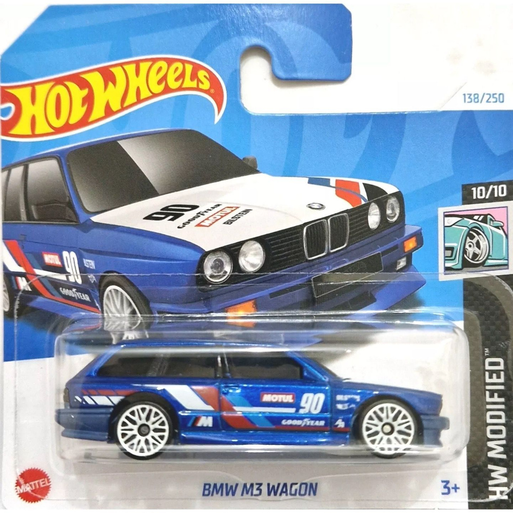 HRY67 Hot Wheels машинка металлическая игрушка коллекционная масштабная модель BMW M3 Wagon Кейс 2024 #1