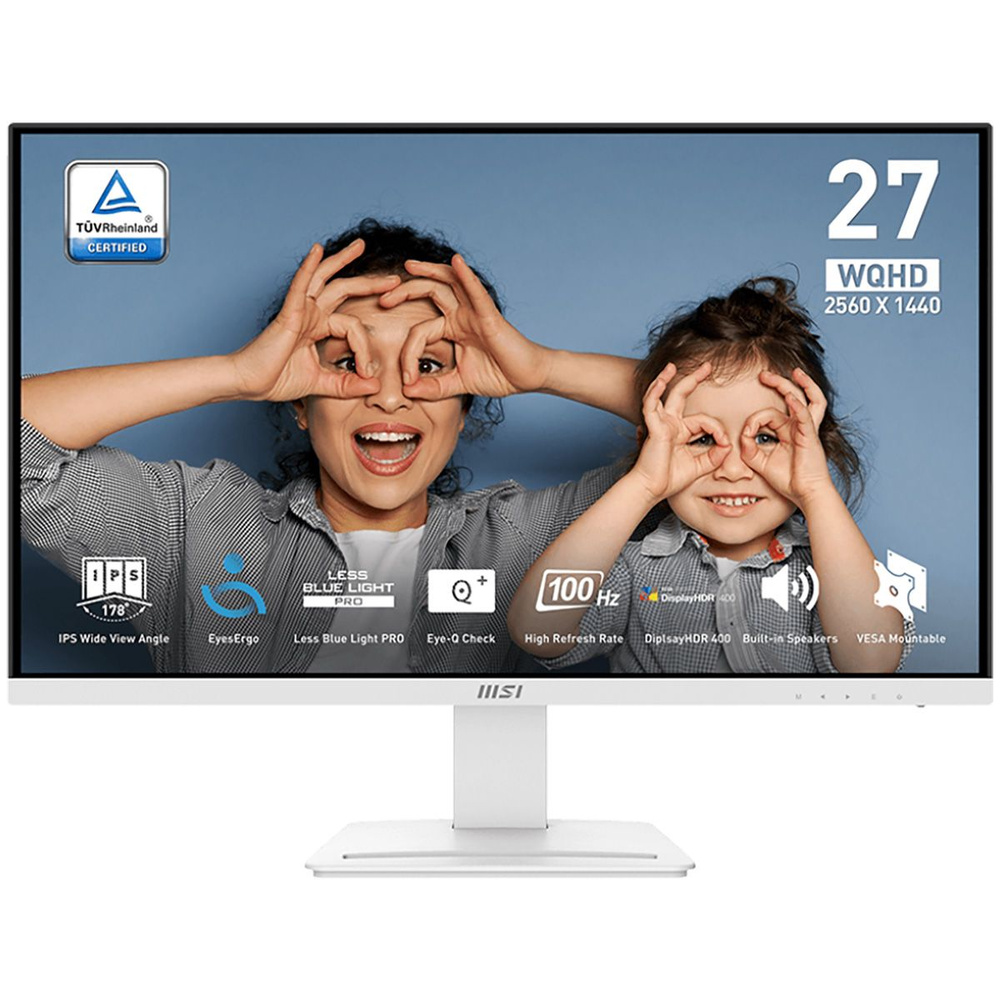 MSI 27" Монитор MP273QW E2, IPS, 2560x1440, 100 Гц, белый #1