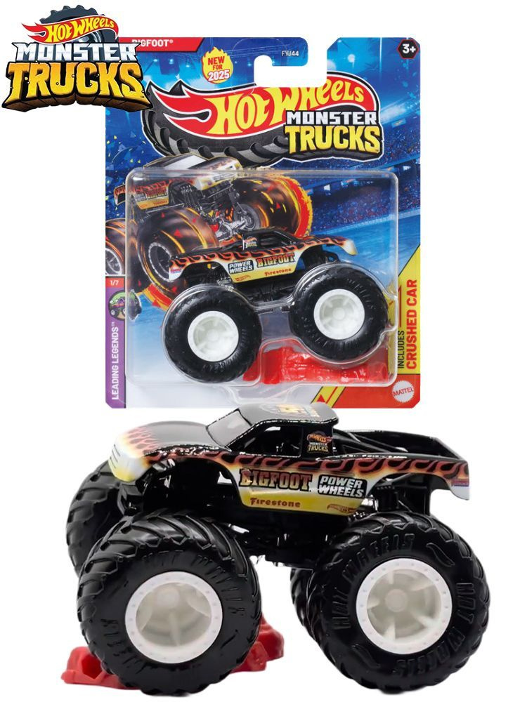 Машинка Mattel Hot Wheels Monster Trucks (Монстр трак)2025 FYJ44-Bigfoot #1