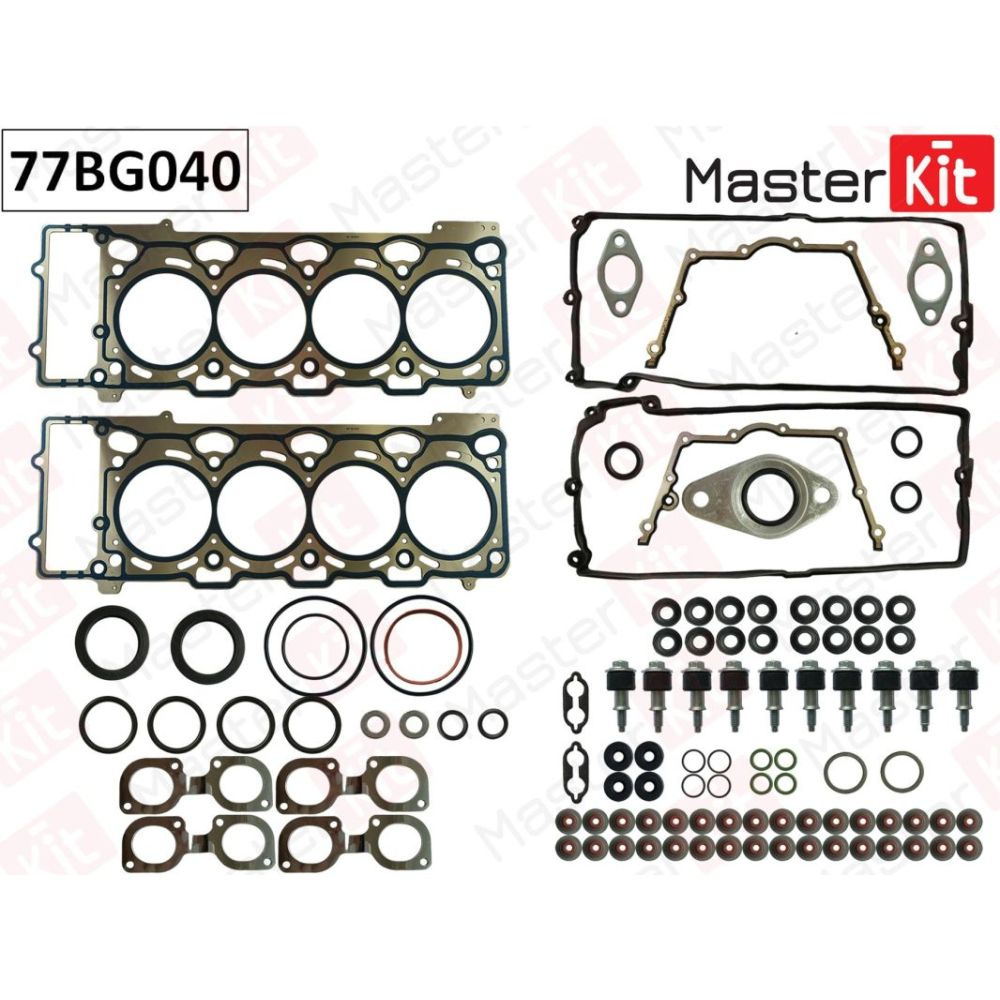 верхний комплект прокладок lr с прокладкой гбц 77bg040 MASTERKIT 77BG040  #1