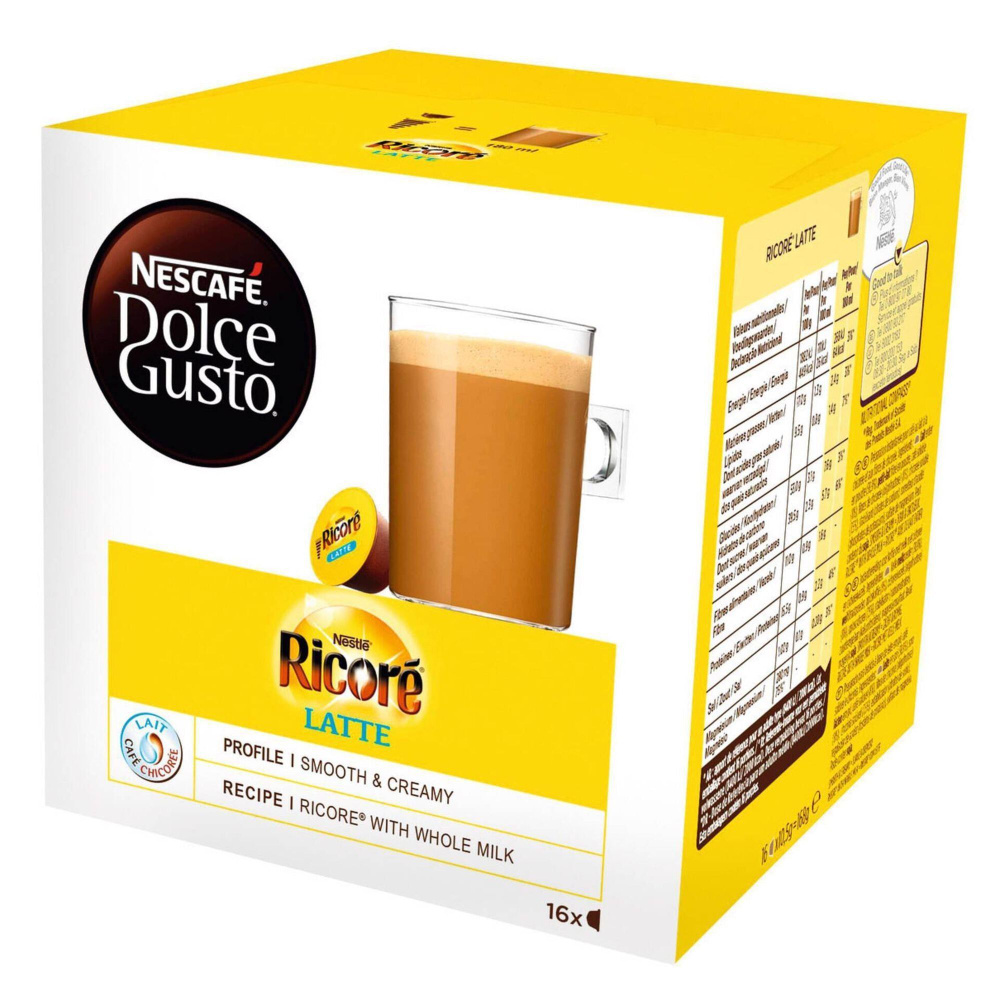 Кофе молотый в капсулах Nescafe Dolce Gusto Ricore Latte, 16 шт #1