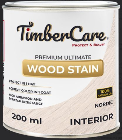 Масло тонирующее высокой прочности для дерева и мебели TimberCare Wood Stain, Скандинавский/ Norgic, #1