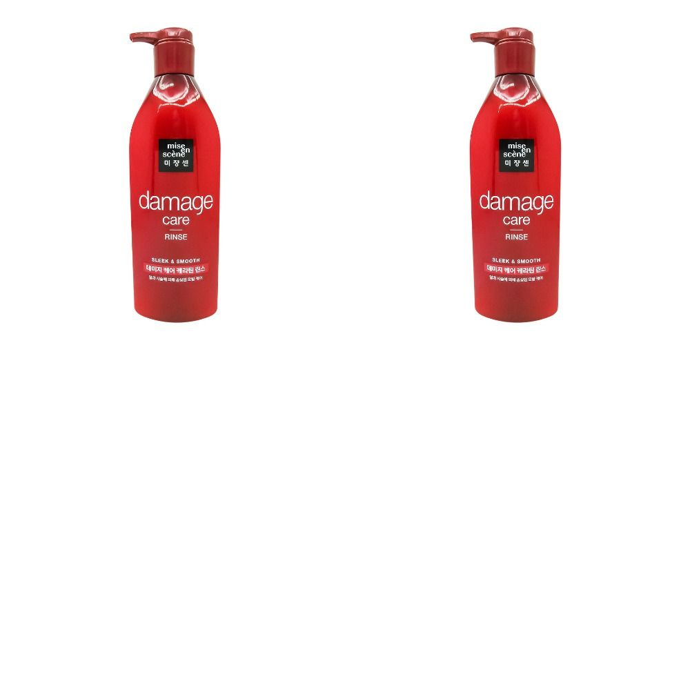 Mise en scene Кондиционер для поврежденных волос Professional damage care red protein, 680 мл, 2 уп. #1