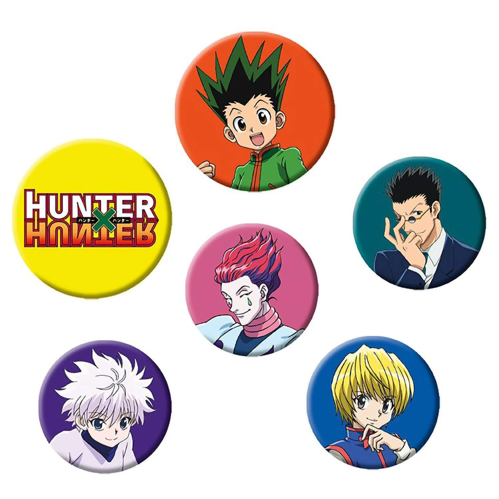 Набор значков Hunter X Hunter Badge Pack Characters X4 BP0819 #1