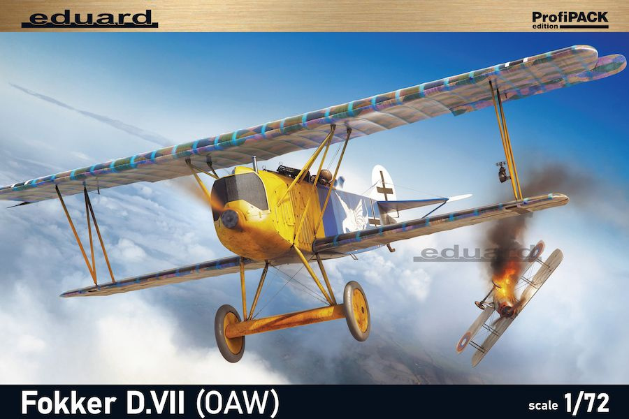 Сборная модель 1/72 Fokker D.VII (OAW) PACK edition (Eduard kits) #1