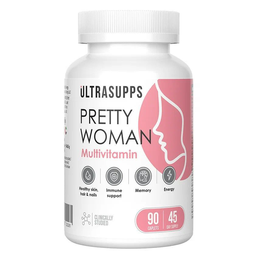 Витаминно-минеральный комплекс 90 капсул UltraSupps Pretty Woman Multivitamin Formula / Витамины группы #1