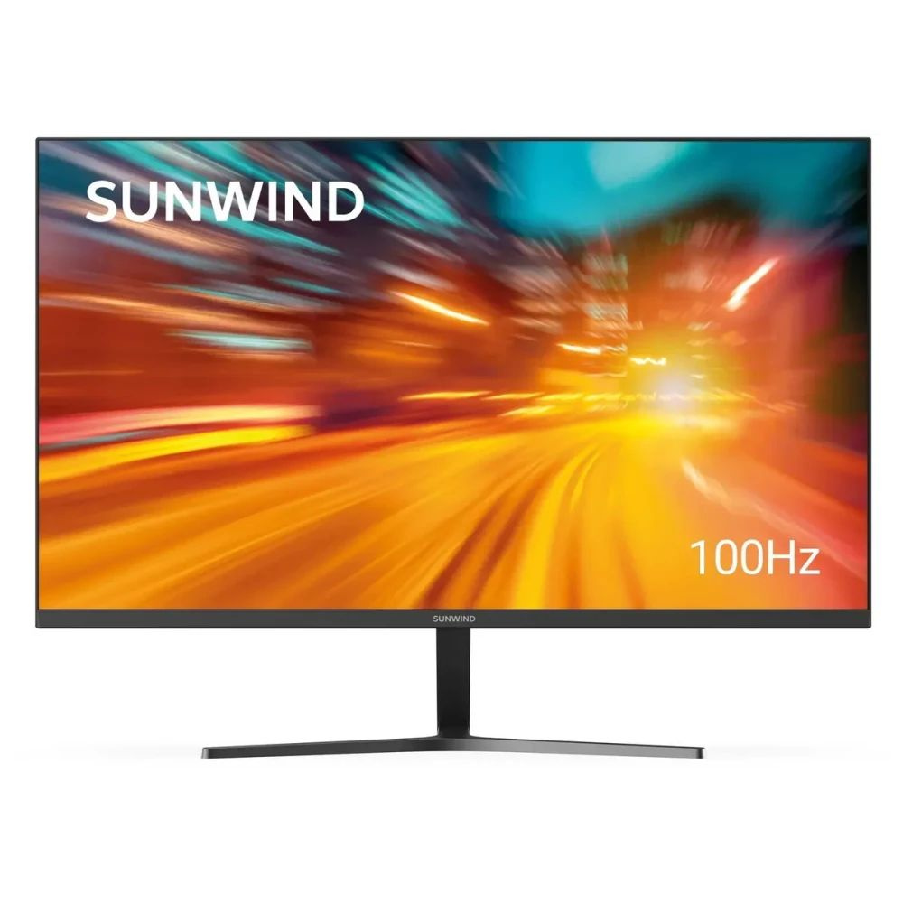 SUNWIND 23.8" Монитор SM-24FI223, черный #1