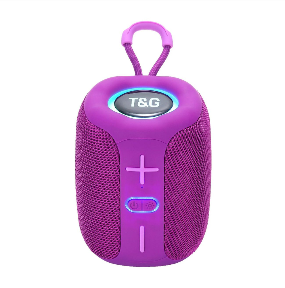 Беспроводная колонка TG-658 (8W/TF/USB/FM) RGB Light (фиолетовый) #1