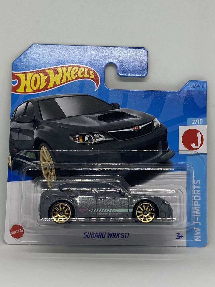 Машинка hot wheels subaru wrx sti #1