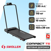 Беговая дорожка для дома электрическая SWOLLEN Compact T5 складная ...