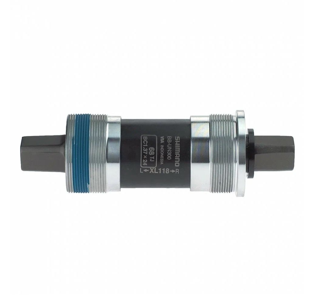 КареткаShimanoBB-UN300,1.37x24T68/118мм(xl118),осьподквадрат(пром.подшипники)