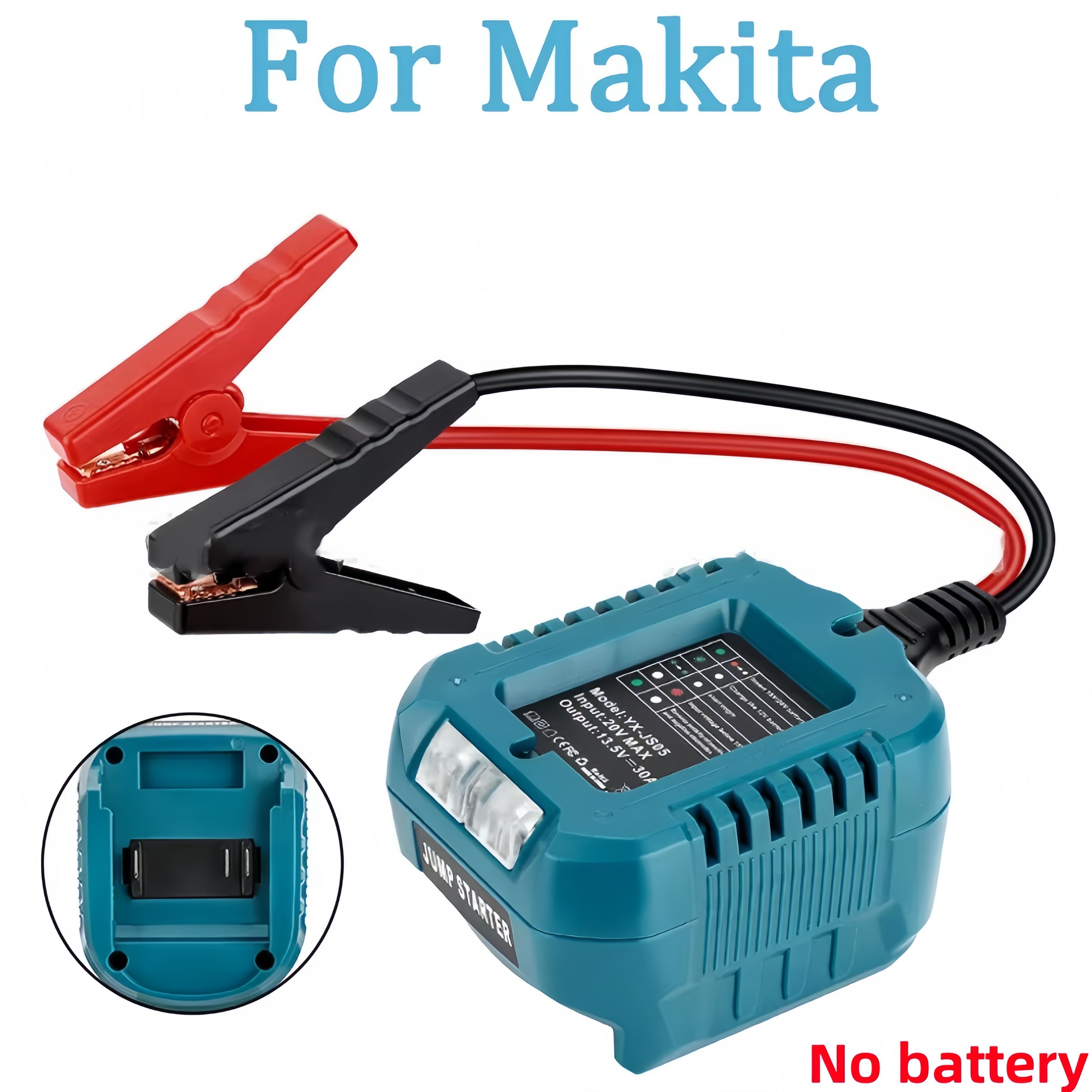 Автомобильныйкросс-адаптерКабельныйстартерСовместимсMakita18V