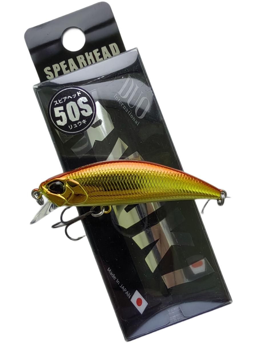 ВоблерDUOSpearheadRyuki50SВес4.5gЦвет#MCC4026MetalRedGold#форель