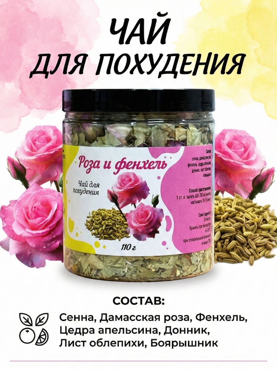 ОчищающийчайдляпохуденияРозаиФенхель