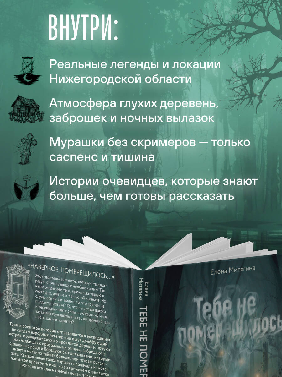 Тебе не померещилось. Мистические истории из самых загадочных мест Нижегородской области | It Wasn't a Dream: Mystical Stories from the Most Enigmatic Places in Nizhny Novgorod Region - Ozon image 2