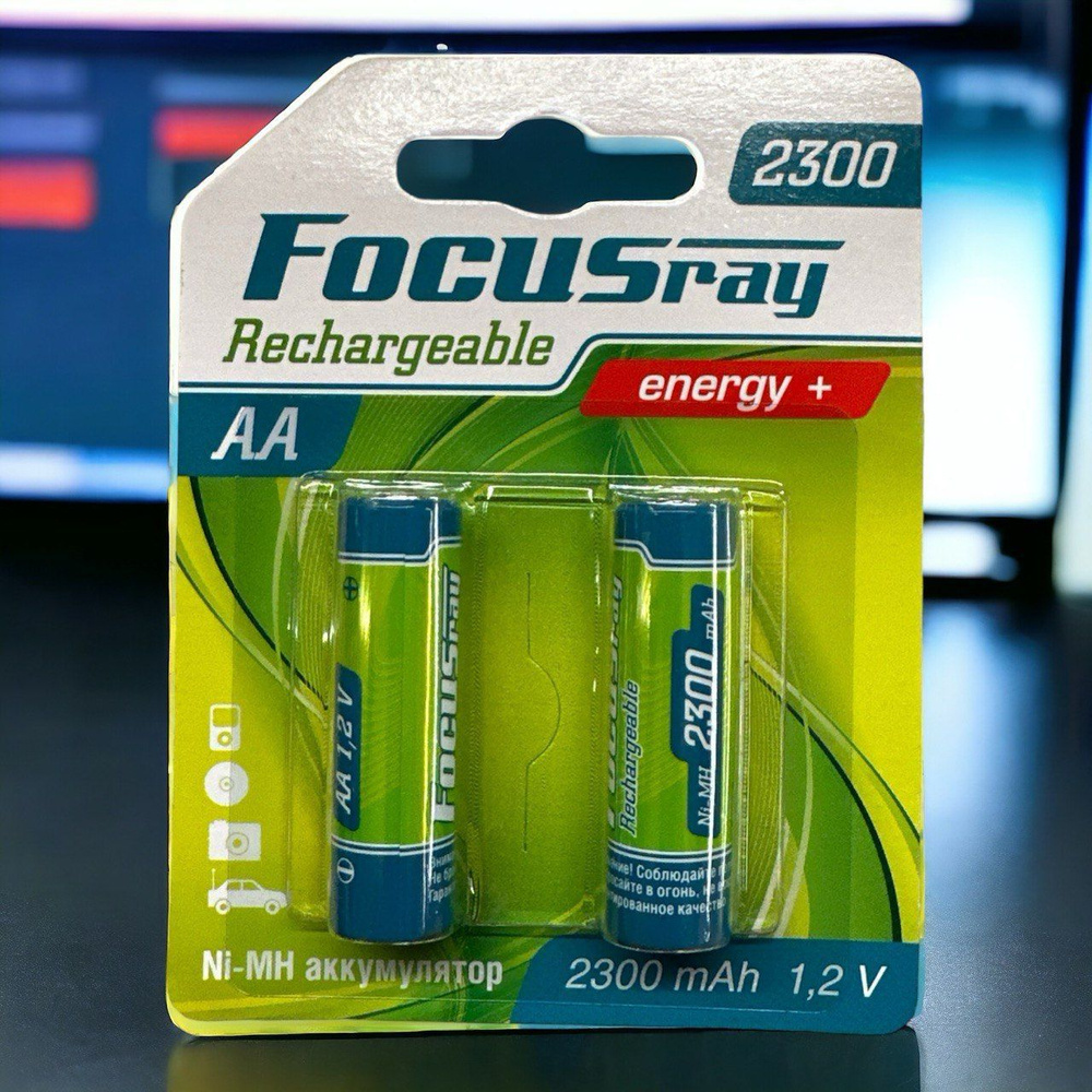 Никель-металлогидридный аккумулятор FocuSray Rechargeable AA 2300 mAh  #1