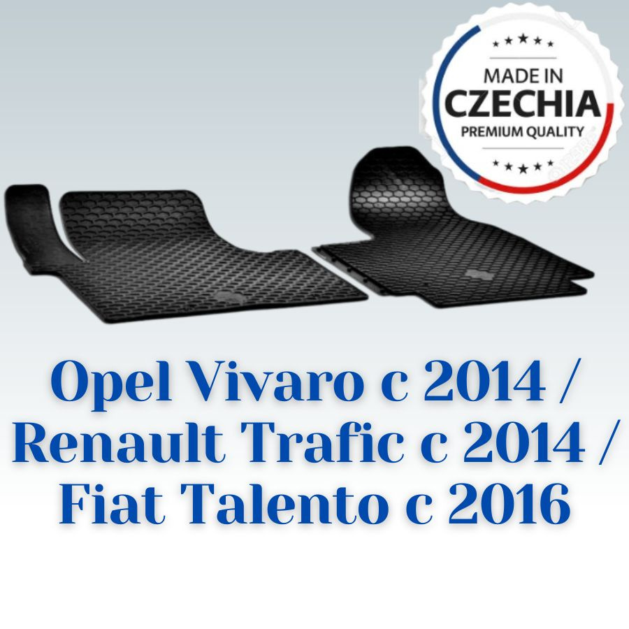 Коврики в салон Opel Vivaro с 2014 / Renault Trafic с 2014 / Fiat Talento с 2016 #1