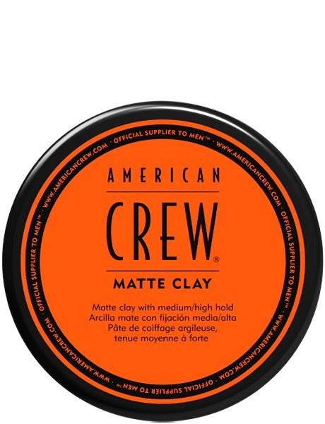 AMERICAN CREW MATTE CLAY пластичная матовая глина для укладки волос средней/сильной фиксации, 85гр  #1