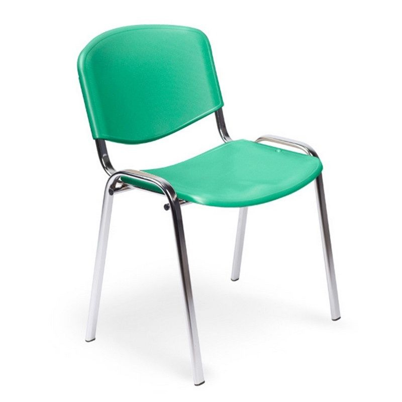 Стул Easy Chair Rio Изо, нагрузка до 100 кг, хром, пластик зеленый  #1