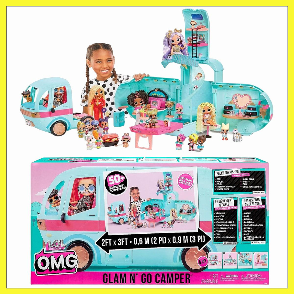 LOL Surprise OMG Glamper Fashion Camper - ЛОЛ Голубой Автобус 2023 , 502500 #1