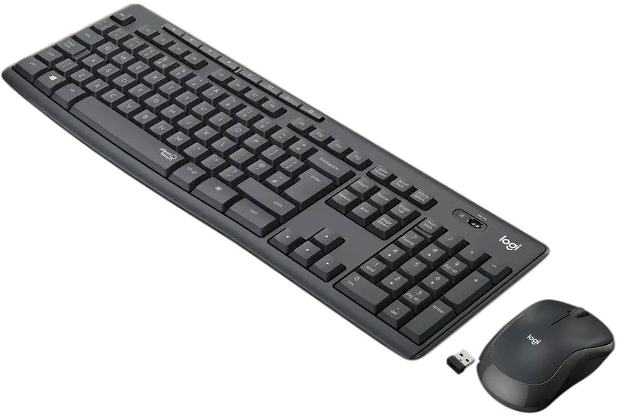 Комплект беспроводной клавиатура+мышь Logitech MK295 Silent (920-009807)  #1