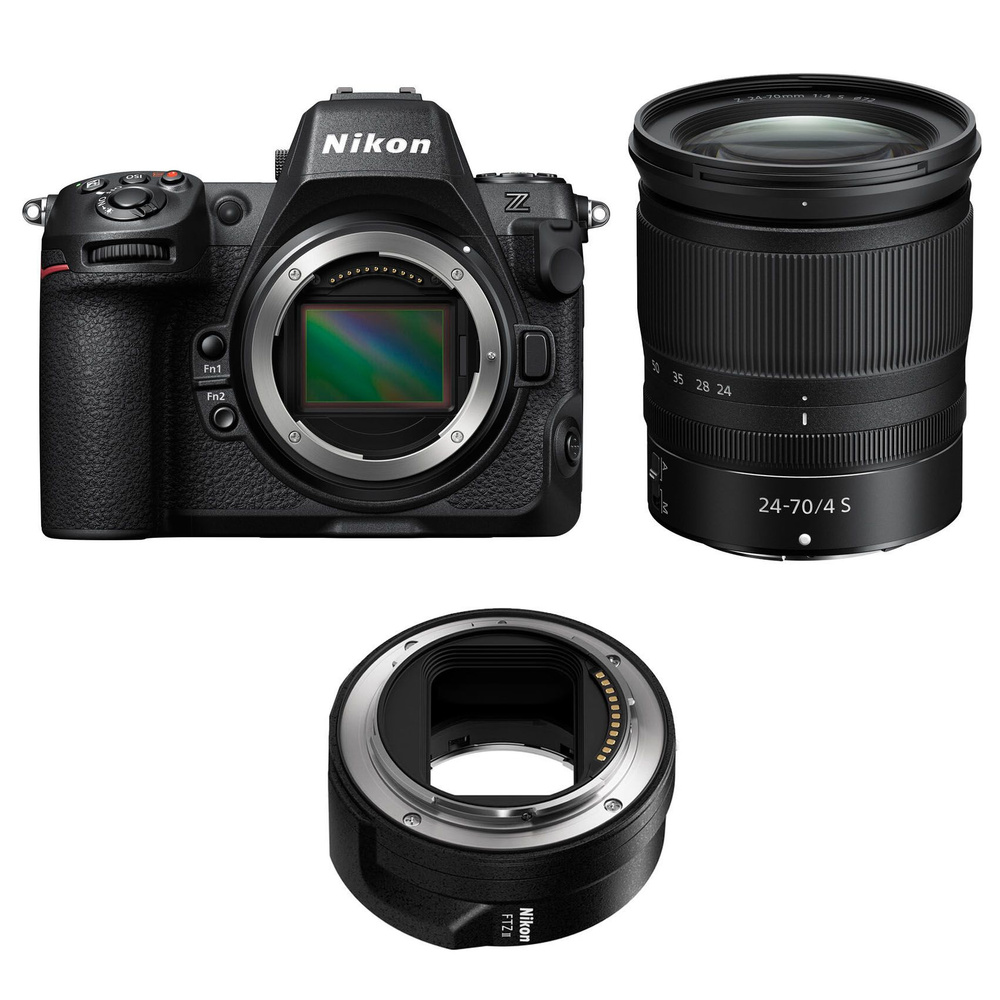 Беззеркальный фотоаппарат Nikon Z8 Kit Nikkor Z 24-70mm f/4S + FTZ адаптер  #1