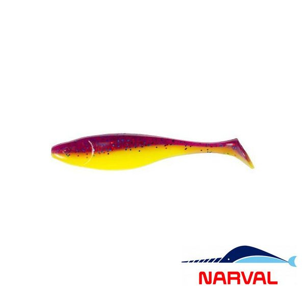 Силиконовые приманки Narval Commander Shad 12см (4шт/уп.) #007-Purple Spring  #1