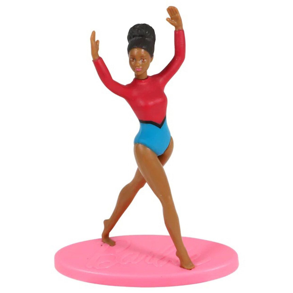 Коллекционная мини фигурка кукла Барби гимнастика, серия фигурки Барби спортсменки  #1