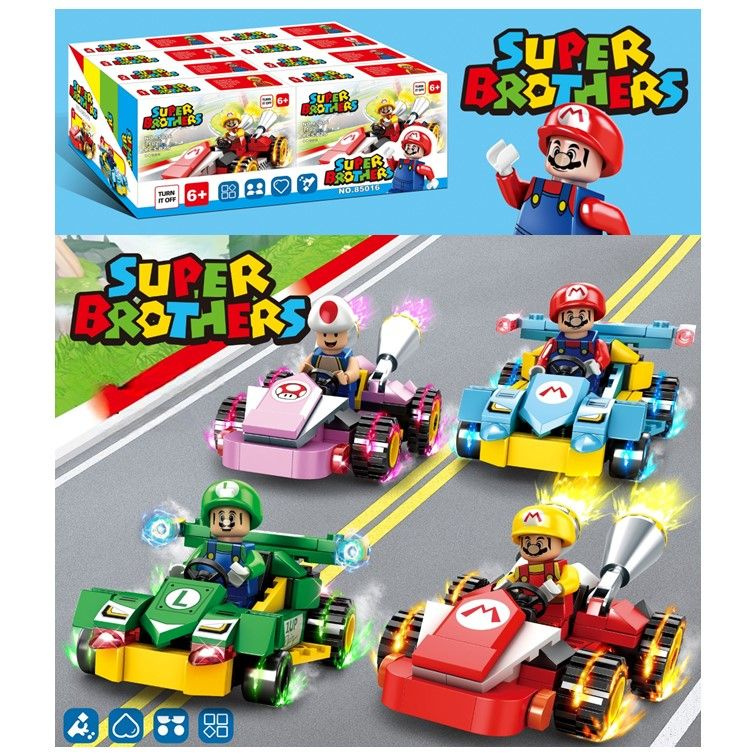 85016 Конструктор Super Mario Супер Марио машинки Марио карт 4 в 1 399 ...