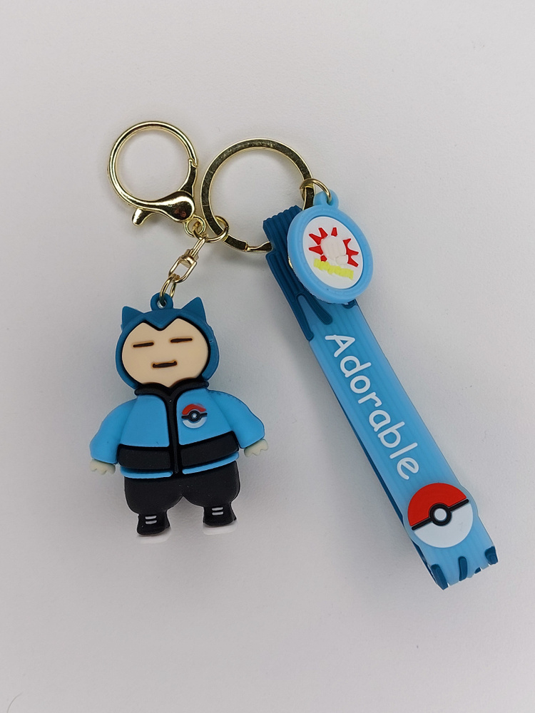 Брелок keychain силиконовая фигурка покемона из аниме Покемон Pokemon  #1