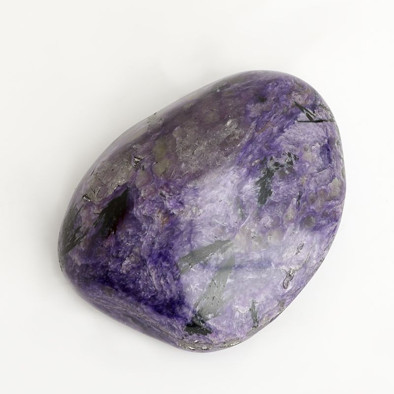 Камень натуральный самоцвет Чароит 2,5 см оберег, талисман, амулет  #1