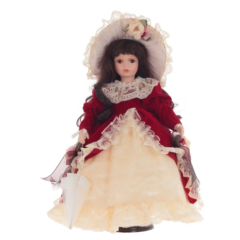 Кукла фарфоровая на подставке "Аделина" #1