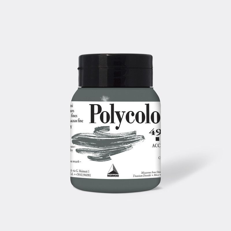 Краска акриловая Maimeri Polycolor сталь 500мл #1