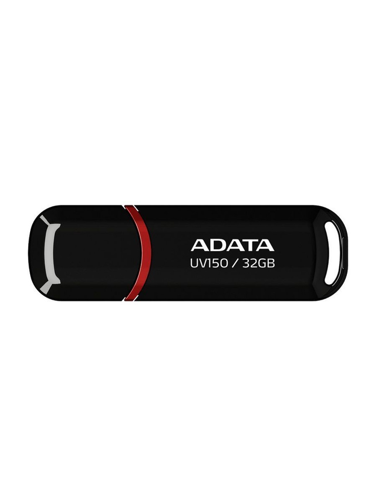 ADATA USB-флеш-накопитель Флешка usb DASH DRIVE UV150 32 GB Black 32 ГБ, черный  #1