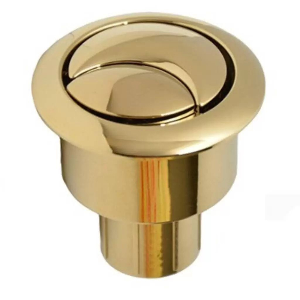 Кнопка для арматуры бачка унитаза, двухрежимная, ИнкоЭр, Золото  #1