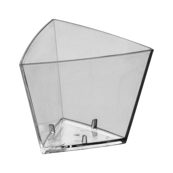 Креманка (форма) одноразовая для фуршета, комплимента "Треугольник малый" 45мл 55x55x45мм прозрачная #1