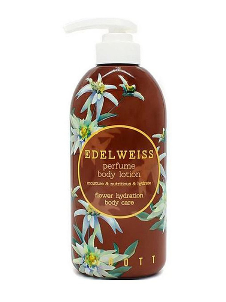 JIGOTT/Лосьон для тела парфюмированный с экстрактом эдельвейса Jigott Edelweiss Perfume Body Lotion, #1