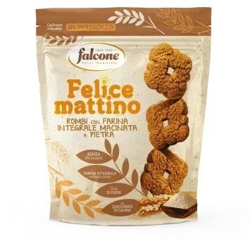 Печенье сдобное Falcone "Felice Mattino" из цельнозерновой муки, 500 г, Италия  #1