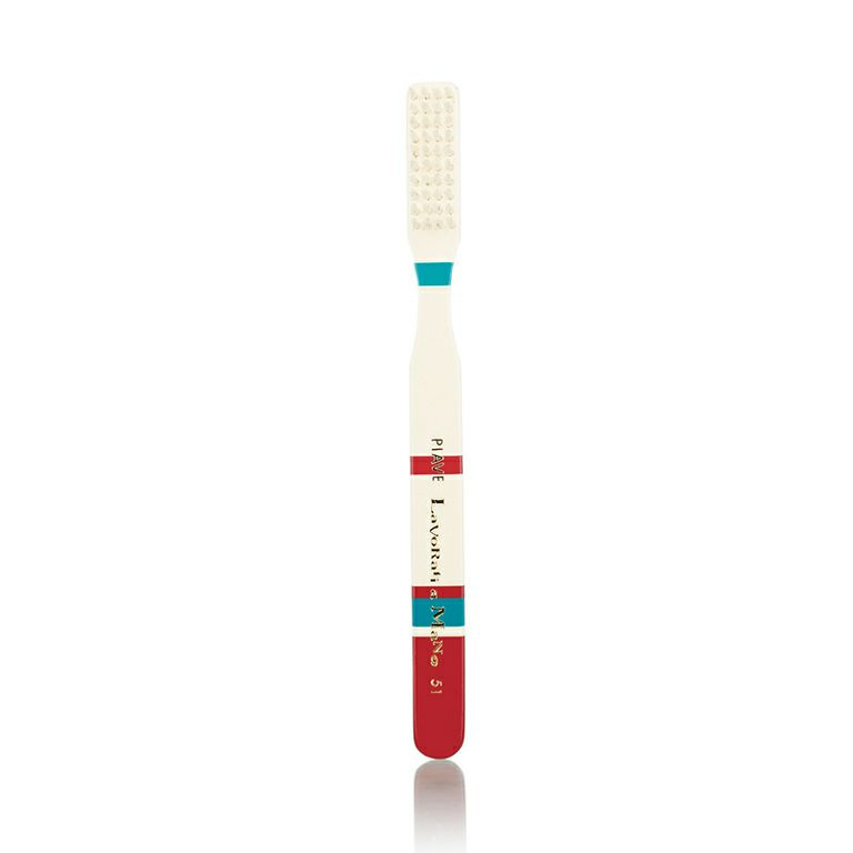 Зубная щетка с нейлоновой щетиной средней жесткости (красный)/PIAVE LaVoRati a MaNo 51 Toothbrush  #1